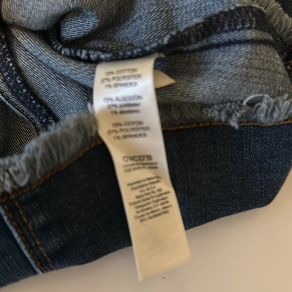 Chico’s Sz 3 denim jacket - Picture 6 of 6
